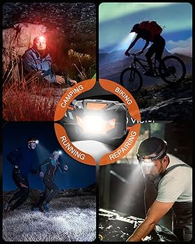 Amazon.com: Victoper Headlamp 2 Pack, 4 Modes Red Light Head Lamp